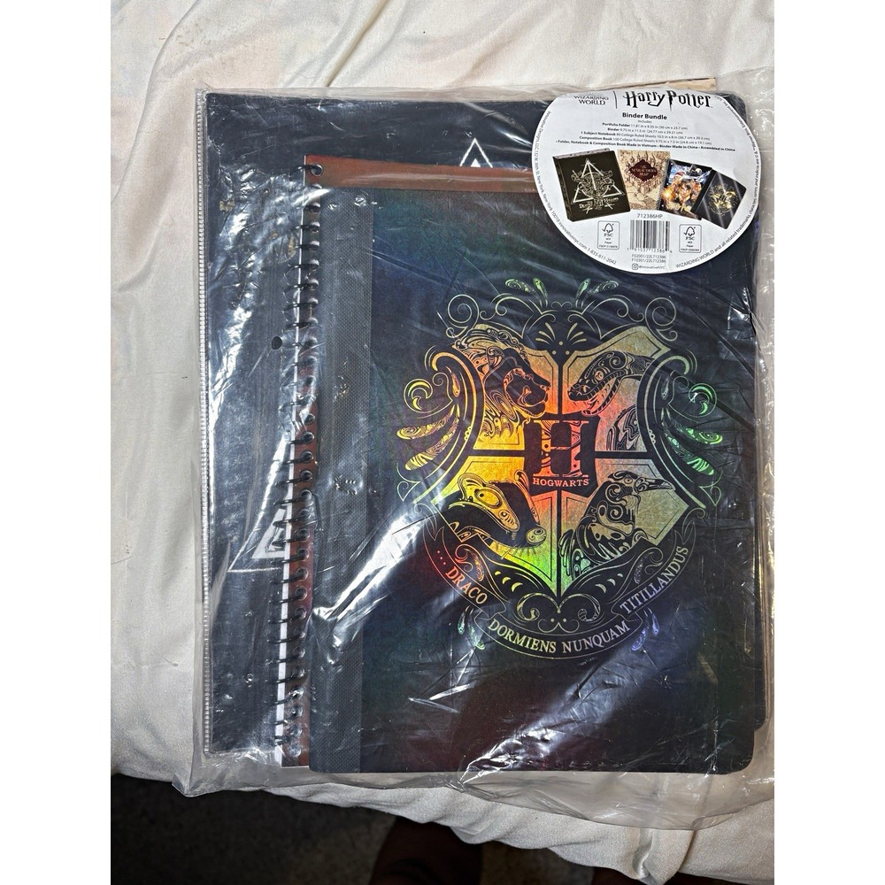 NEW Harry Potter Bundle 3-Ring 1" Binder Notebook Composition Book Folder